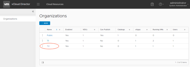 HTML 5 Tenant selection